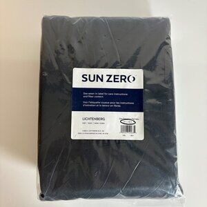 Sun Zero Blackout Curtain Panel 52in x 63in Single Panel Rod Pocket NEW